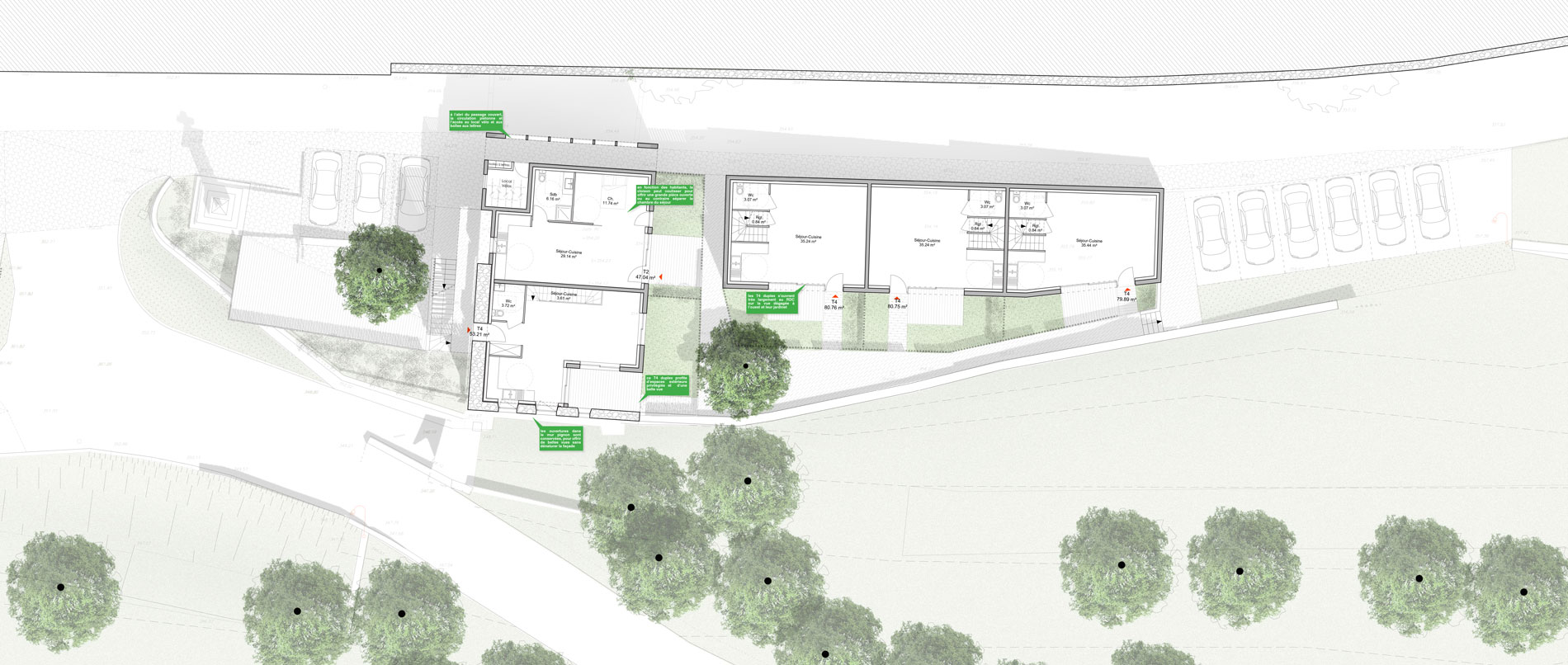 ASB-logement-rehabilitation-saint-jeoire-architecture-plan-masse-rdc-3