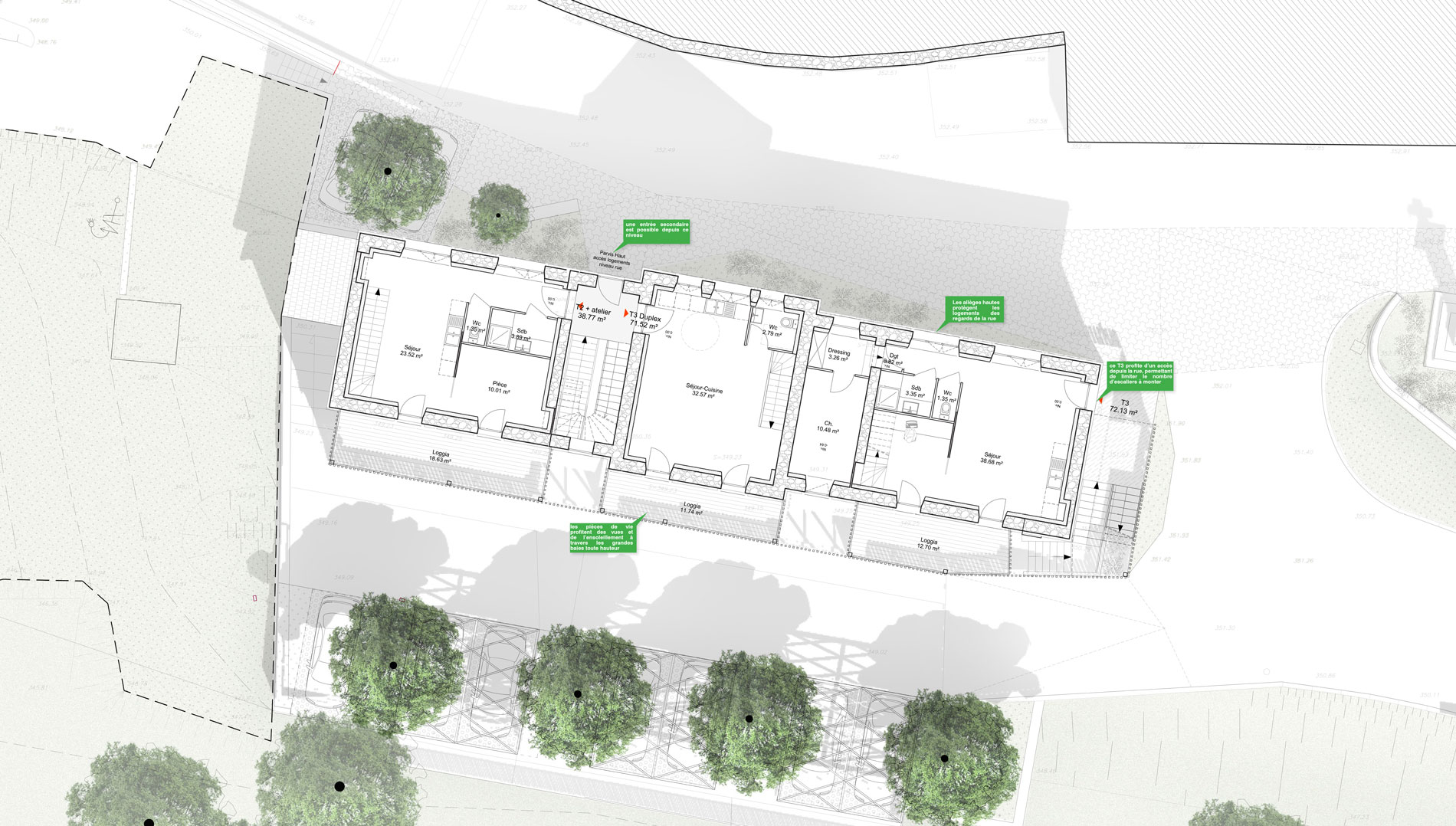ASB-logement-rehabilitation-saint-jeoire-architecture-plan-masse-rdc-2