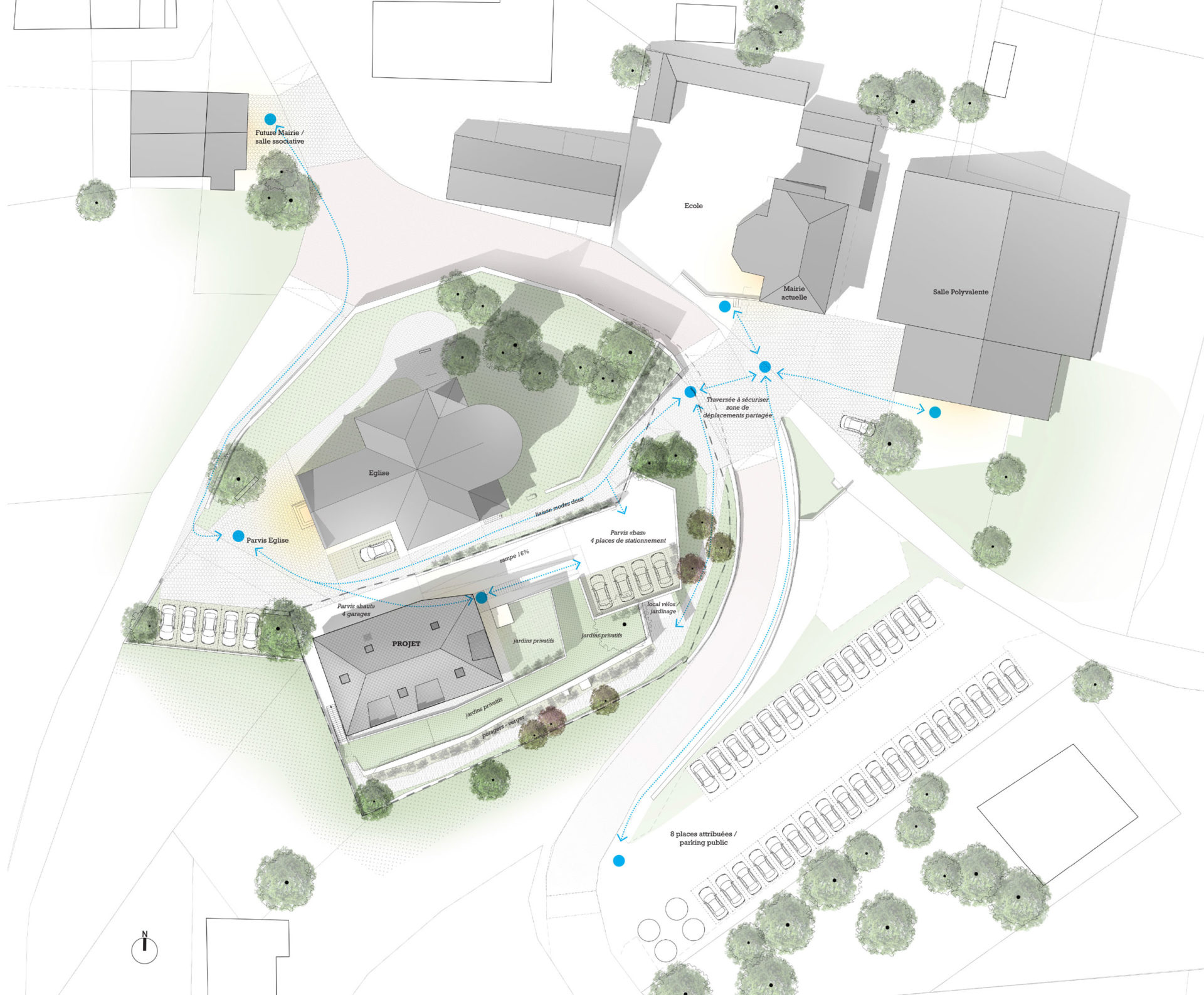 concours-saint-sulpice-savoie-logements-chef-lieu-habitat-dans-la-pente-plan-masse