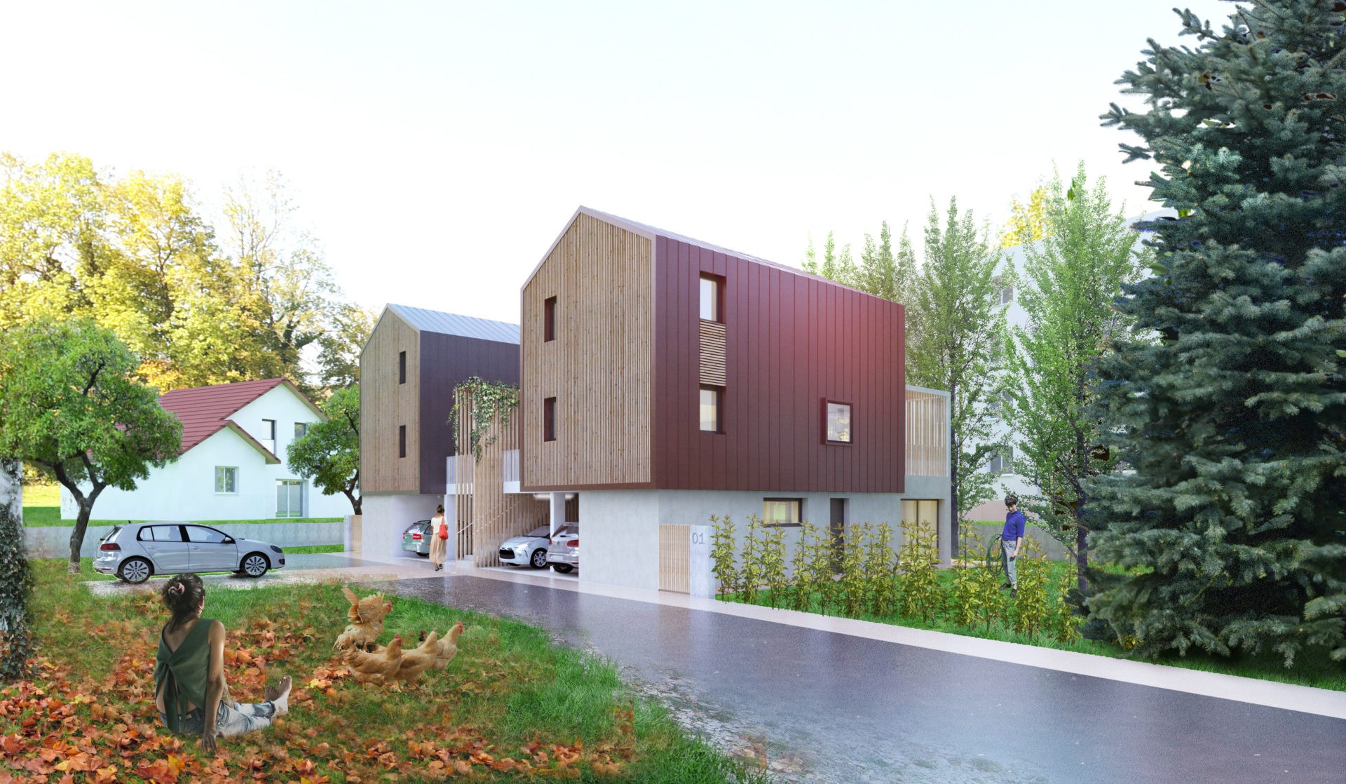 Maisons imbriquées