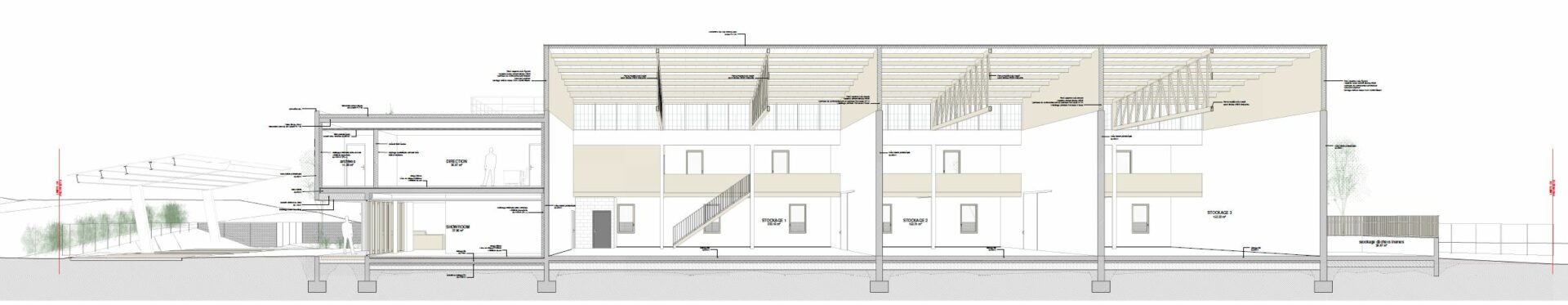 asb architecture tertiaire montmélian bois béton bureaux énergies renouvelables siège social savoie