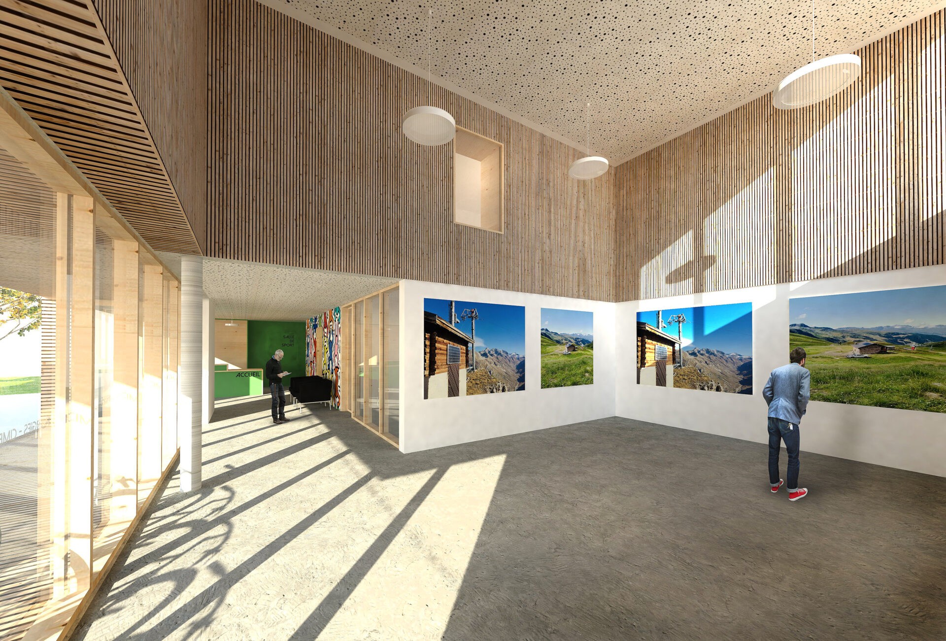 asb architecture tertiaire montmélian bois béton bureaux pers inte expo asb architecture tertiaire montmélian bois béton bureaux énergies renouvelables siège social savoie